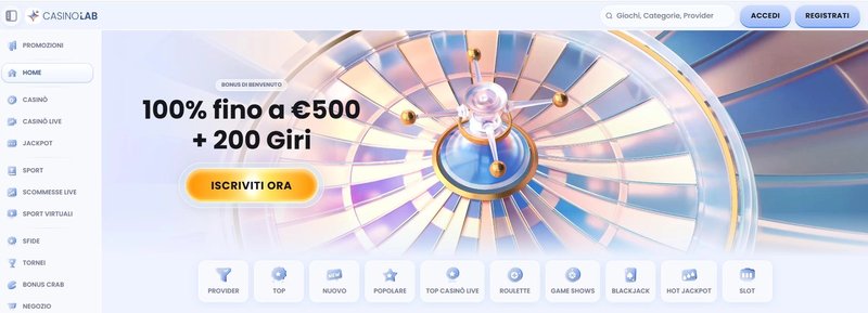 Scopri casinolab app Scopri casinolab app
